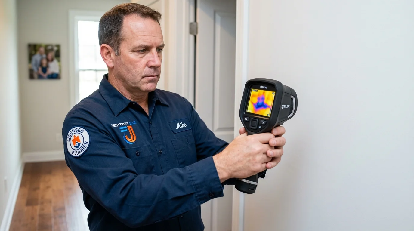 Thermal imaging leak detection by Johns Plumbing LLC in Morro Bay